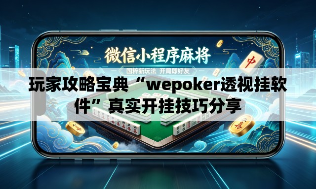 玩家攻略宝典“wepoker透视挂软件”真实开挂技巧分享