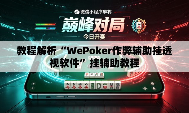 教程解析“WePoker作弊辅助挂透视软件”挂辅助教程