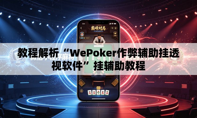 教程解析“WePoker作弊辅助挂透视软件”挂辅助教程