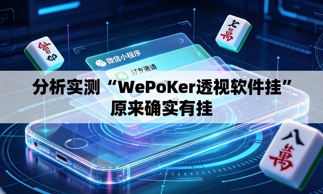 分析实测“WePoKer透视软件挂”原来确实有挂