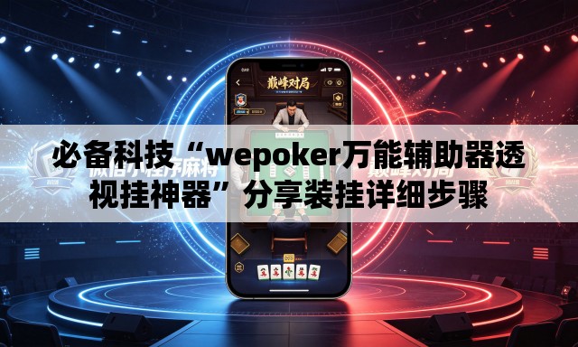必备科技“wepoker万能辅助器透视挂神器”分享装挂详细步骤