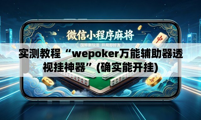 实测教程“wepoker万能辅助器透视挂神器”(确实能开挂)