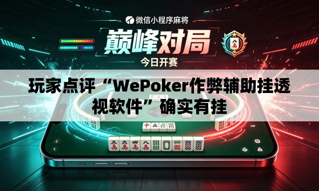 玩家点评“WePoker作弊辅助挂透视软件”确实有挂