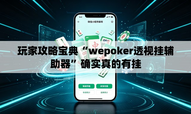 玩家攻略宝典“wepoker透视挂辅助器”确实真的有挂