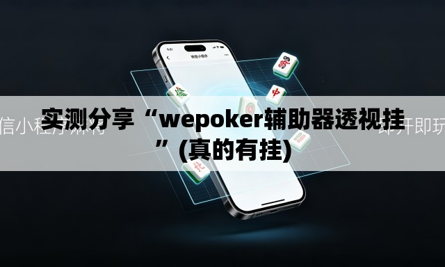实测分享“wepoker辅助器透视挂”(真的有挂)
