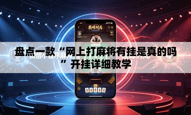 盘点一款“网上打麻将有挂是真的吗”开挂详细教学