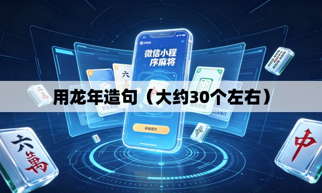用龙年造句（大约30个左右）