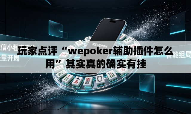 玩家点评“wepoker辅助插件怎么用	”其实真的确实有挂