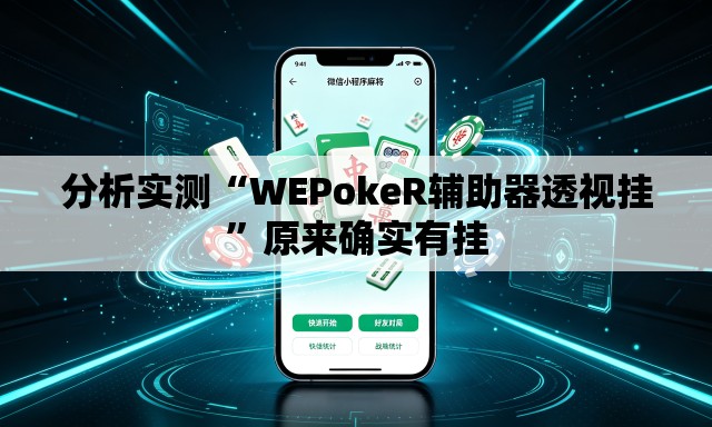 分析实测“WEPokeR辅助器透视挂”原来确实有挂