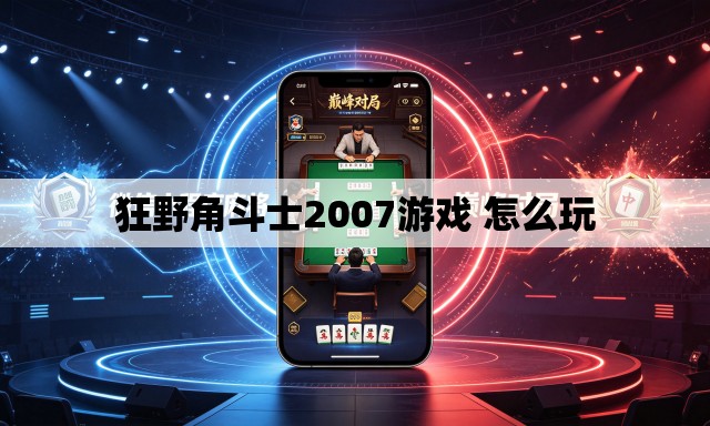 狂野角斗士2007游戏 怎么玩
