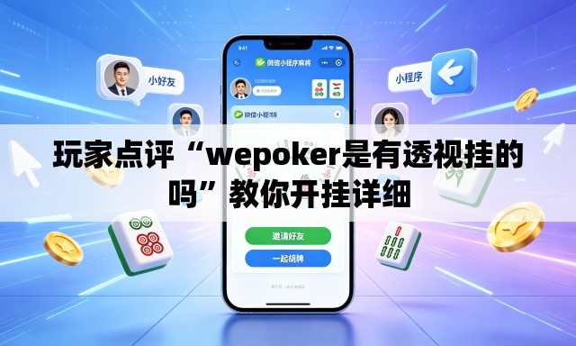 玩家点评“wepoker是有透视挂的吗	”教你开挂详细