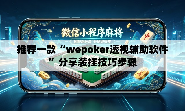 推荐一款“wepoker透视辅助软件	”分享装挂技巧步骤