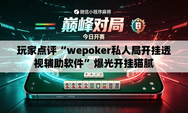 玩家点评“wepoker私人局开挂透视辅助软件”爆光开挂猫腻