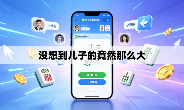 没想到儿子的竟然那么大 没想到儿子的竟然那么大