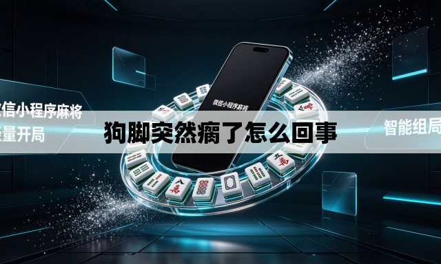 狗脚突然瘸了怎么回事 狗脚突然瘸了怎么回事