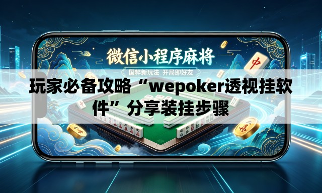 玩家必备攻略“wepoker透视挂软件”分享装挂步骤