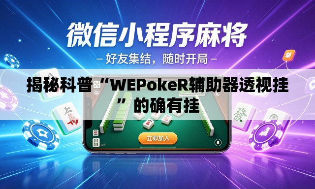揭秘科普“WEPokeR辅助器透视挂”的确有挂