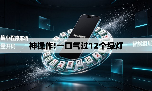 神操作!一口气过12个绿灯