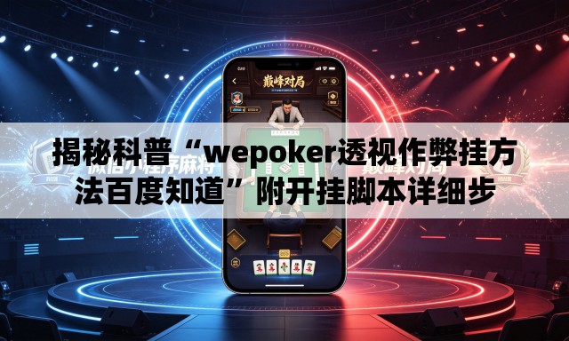 揭秘科普“wepoker透视作弊挂方法百度知道”附开挂脚本详细步