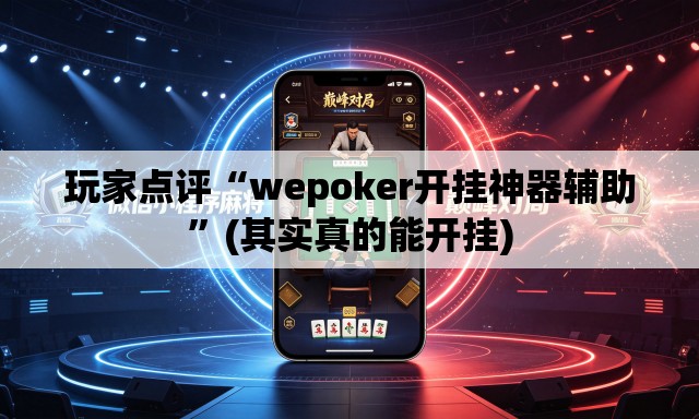 玩家点评“wepoker开挂神器辅助	”(其实真的能开挂)