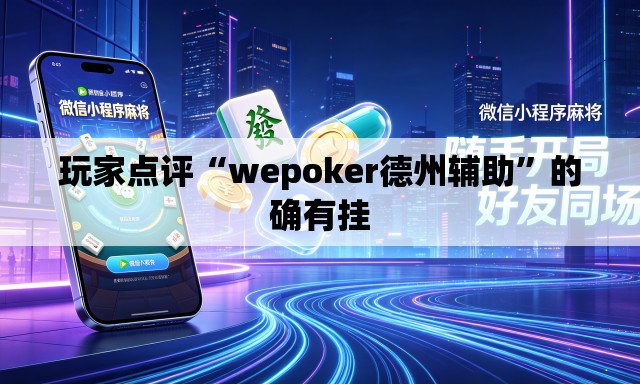 玩家点评“wepoker德州辅助”的确有挂