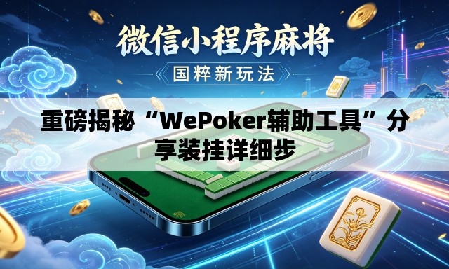 重磅揭秘“WePoker辅助工具”分享装挂详细步