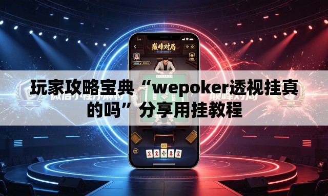 玩家攻略宝典“wepoker透视挂真的吗”分享用挂教程