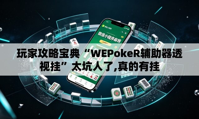 玩家攻略宝典“WEPokeR辅助器透视挂”太坑人了,真的有挂