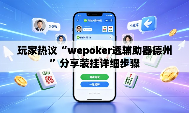玩家热议“wepoker透辅助器德州”分享装挂详细步骤