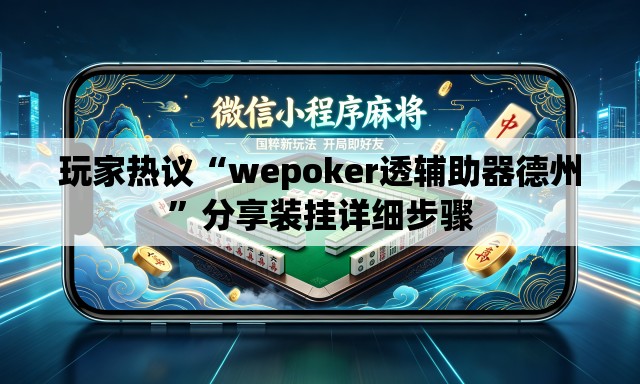 玩家热议“wepoker透辅助器德州”分享装挂详细步骤