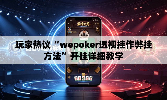 玩家热议“wepoker透视挂作弊挂方法”开挂详细教学
