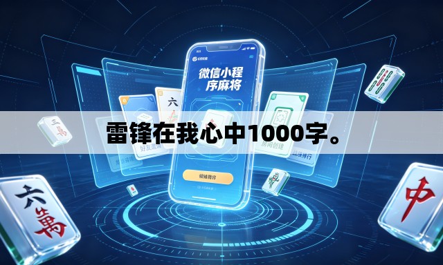 雷锋在我心中1000字。