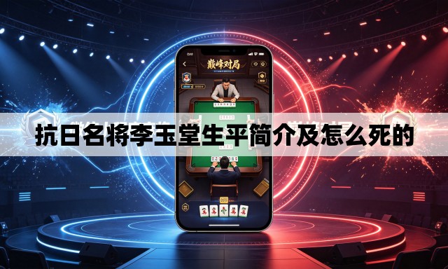 抗日名将李玉堂生平简介及怎么死的
