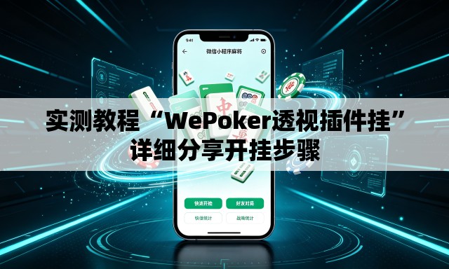 实测教程“WePoker透视插件挂”详细分享开挂步骤