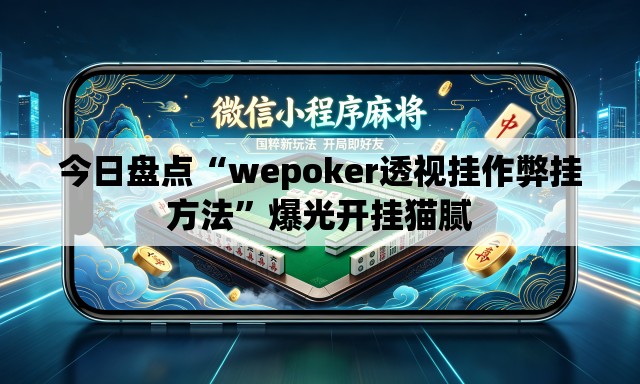 今日盘点“wepoker透视挂作弊挂方法”爆光开挂猫腻