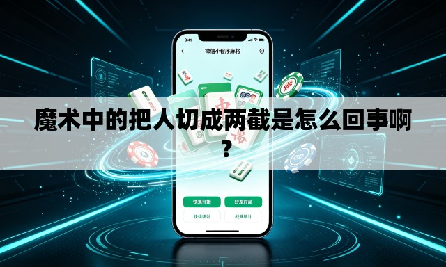 魔术中的把人切成两截是怎么回事啊 ? 魔术中的把人切成两截是怎么回事啊 ?