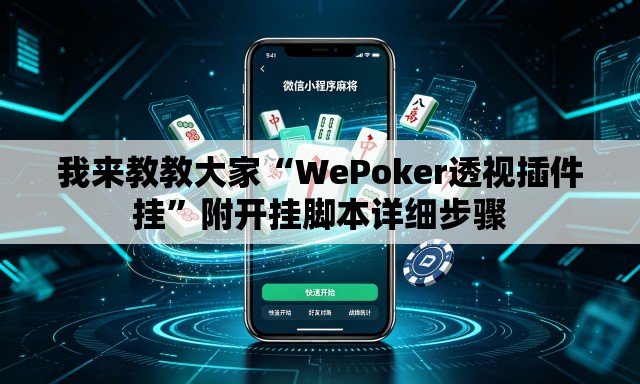 我来教教大家“WePoker透视插件挂	”附开挂脚本详细步骤