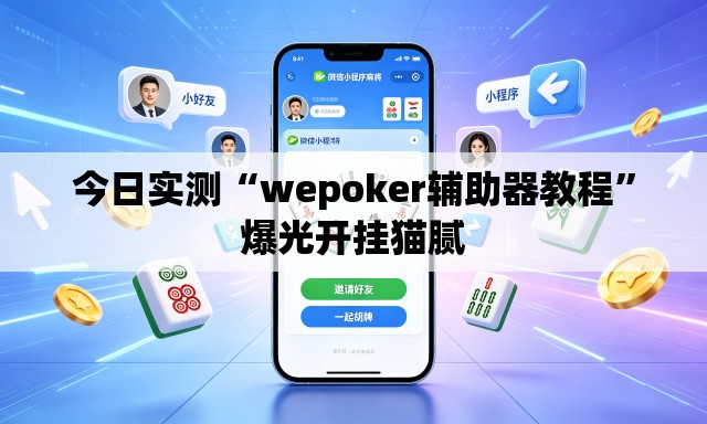 今日实测“wepoker辅助器教程”爆光开挂猫腻
