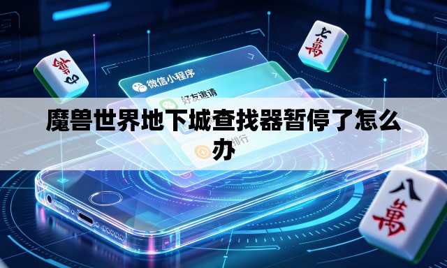 魔兽世界地下城查找器暂停了怎么办 魔兽世界地下城查找器暂停了怎么办