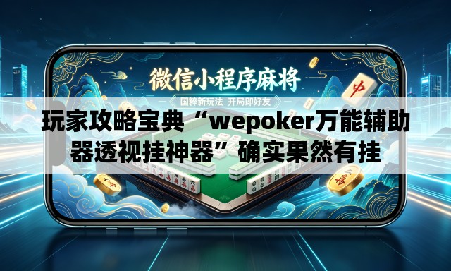 玩家攻略宝典“wepoker万能辅助器透视挂神器”确实果然有挂