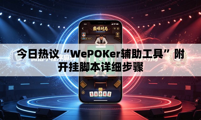 今日热议“WePOKer辅助工具”附开挂脚本详细步骤