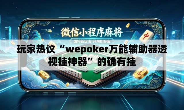 玩家热议“wepoker万能辅助器透视挂神器”的确有挂