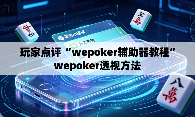 玩家点评“wepoker辅助器教程”wepoker透视方法