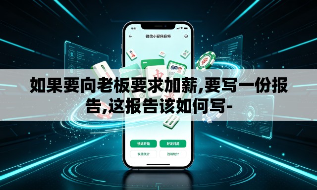 如果要向老板要求加薪,要写一份报告,这报告该如何写- 如果要向老板要求加薪,要写一份报告,这报告该如何写-