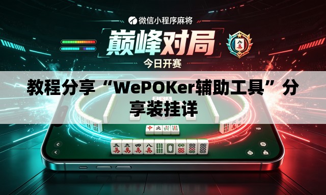 教程分享“WePOKer辅助工具	”分享装挂详