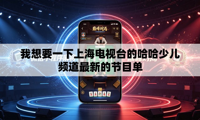 我想要一下上海电视台的哈哈少儿频道最新的节目单 我想要一下上海电视台的哈哈少儿频道最新的节目单
