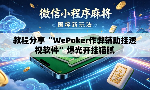 教程分享“WePoker作弊辅助挂透视软件”爆光开挂猫腻