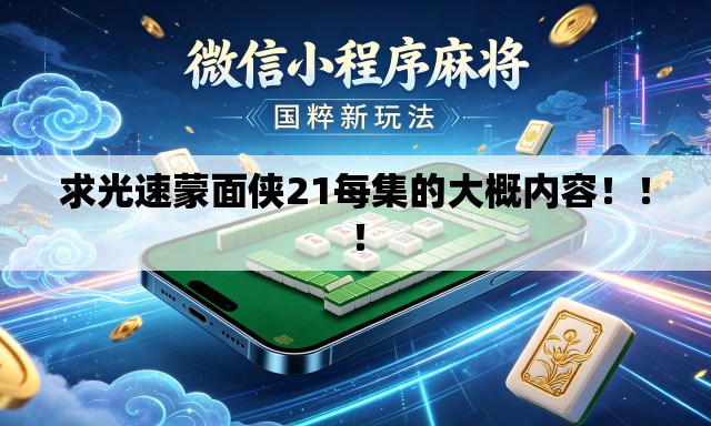 求光速蒙面侠21每集的大概内容！！！