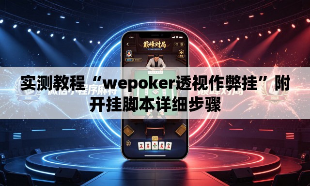 实测教程“wepoker透视作弊挂	”附开挂脚本详细步骤