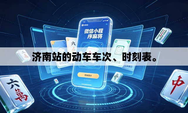 济南站的动车车次、时刻表	。